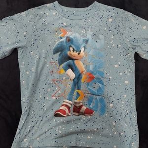 Sonic 2 Shirt Size 6/7 Boys